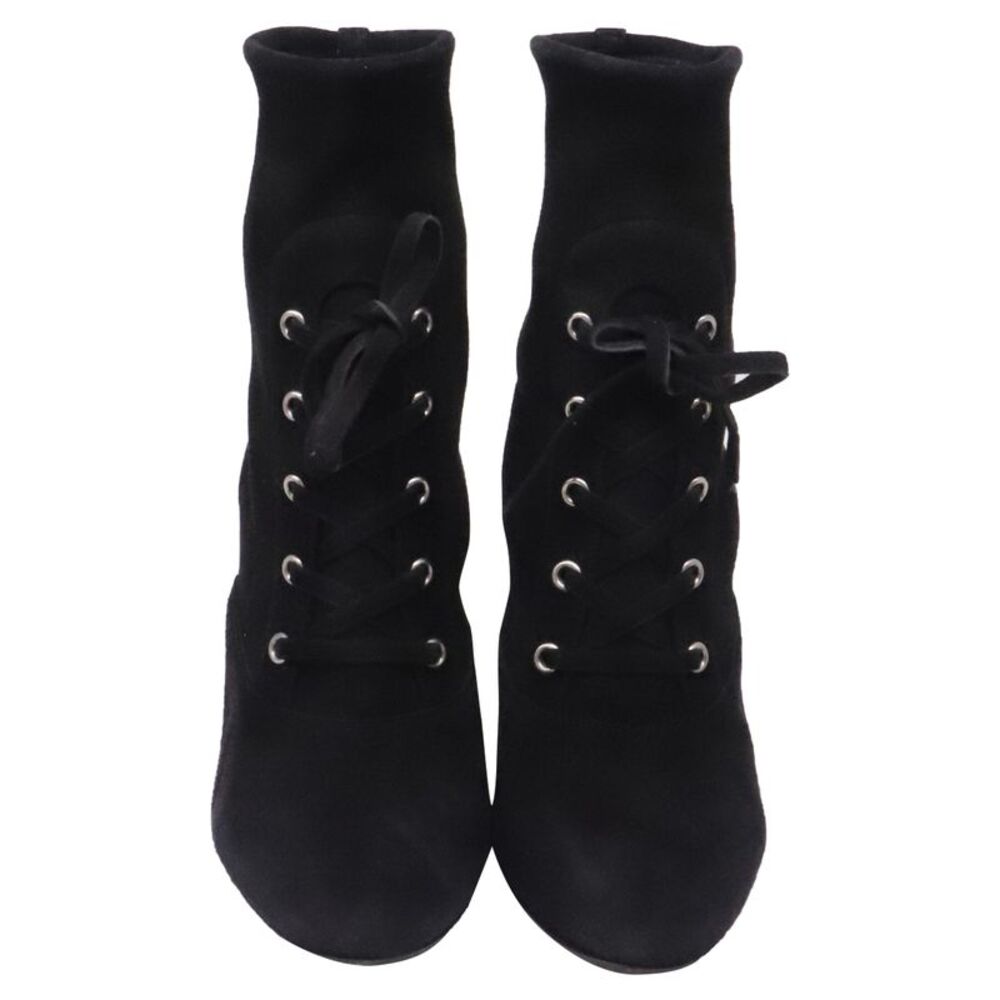 Gianvitto Rossi Heeled Ankle Boots in Black Suede